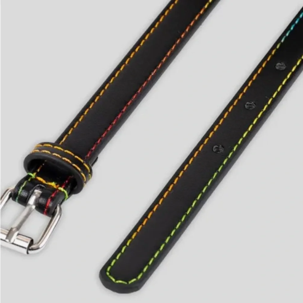 Kids' Cat & Jack 3pk Leopard Printed Belt Size M